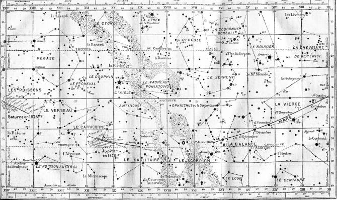Fototapeta Vintage mapa gwiaździstego nieba