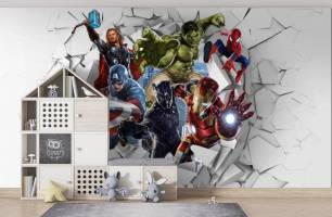 Wybierz Tapeta 3D Avengers  na ścianę