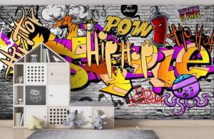 Wybierz Fototapeta Graffiti dla nastolatek Tapety do pokoju dziecięcego na ścianę