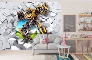 Wybierz Fototapeta Bumblebee 3D Korzeń tapety na ścianę