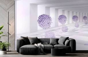Wybierz Fototapeta kule kwiatów Fototapety 3D na ścianę
