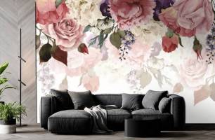 Wybierz Fototapeta Różne Kwiaty Bukiet kwiatów na ścianę