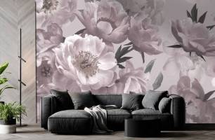 Wybierz Fototapeta Różowy kwiatuszki Fototapety kwiaty na ścianę