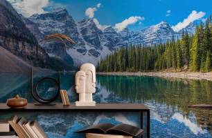 Wybierz Fototapeta Jezioro w górach  na ścianę