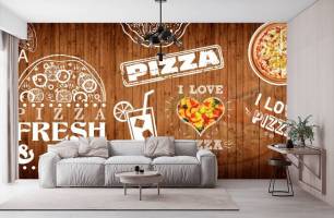 Wybierz Fototapeta do pizzerii  na ścianę