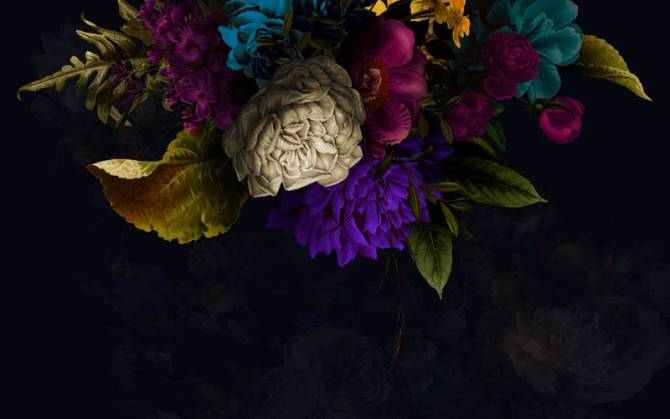 Fototapeta Klasyczny kwiaty