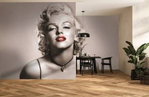 Wybierz Fototapeta Marylin Monroe Styl vintage na ścianę