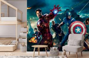 Wybierz Fototapeta Avengers. Część 3 Tapety superbohaterowie na ścianę