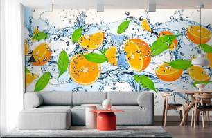 Wybierz Fototapeta do kuchni Pomarańcza  na ścianę