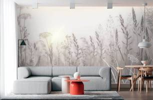 Wybierz Fototapeta suszone kwiaty w pastelowych kolorach  na ścianę