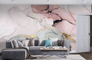 Wybierz Fototapeta Marmur rożowy Tapeta w sypialni na ścianę