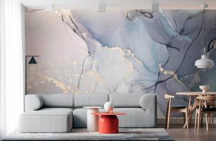 Wybierz Fototapeta szary Fluid Art Tapeta w salonie na ścianę