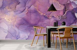 Wybierz Fototapeta Fioletowy marmur Wnętrze glamour na ścianę